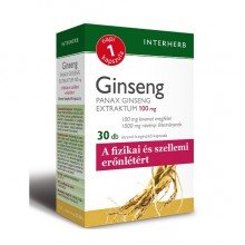 Interherb napi1 ginseng panax extraktum kapszula 30db