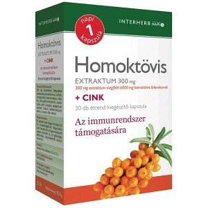 Interherb napi1 homoktövis extraktum kapszula 30db Interherb napi1 homoktövis extraktum kapszula 30db