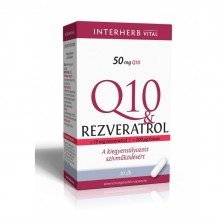 Interherb q10 rezveratrol kapszula 30db