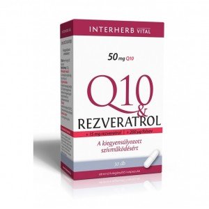 Interherb q10 rezveratrol kapszula 30db Interherb q10 rezveratrol kapszula 30db