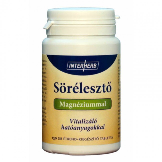 Interherb sörélesztő magnéziummal 150db