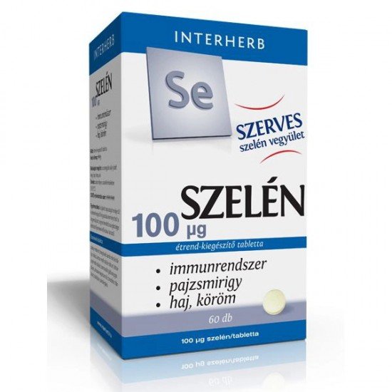 Interherb szerves szelén tabletta 60db