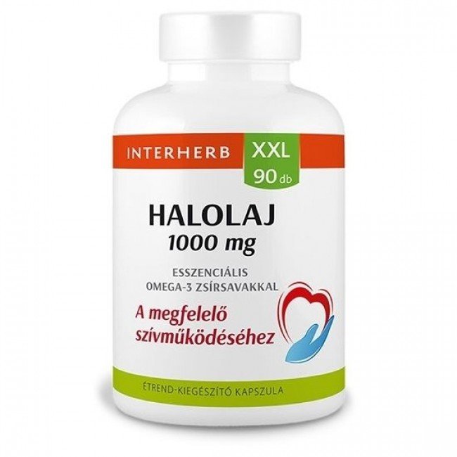 Interherb xxl halolaj kapszula 1000mg 90db