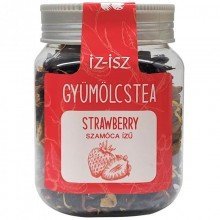 Íz-isz gyümölcstea szamóca 120g