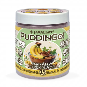 Javallat Banán és csokoládé ízű étrend-kiegészítő pudingpor 360g