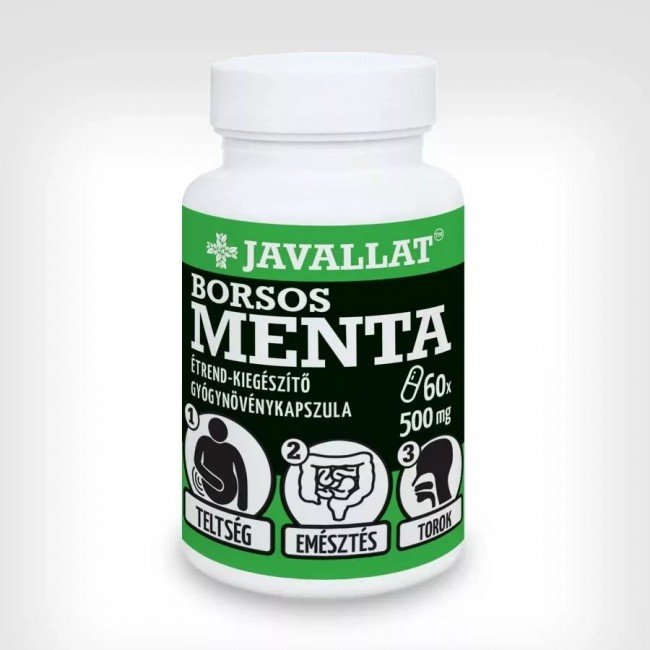 Javallat boros menta kapszula 60db