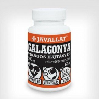 Javallat galagonya virágos hajtásvég kapszula 60db