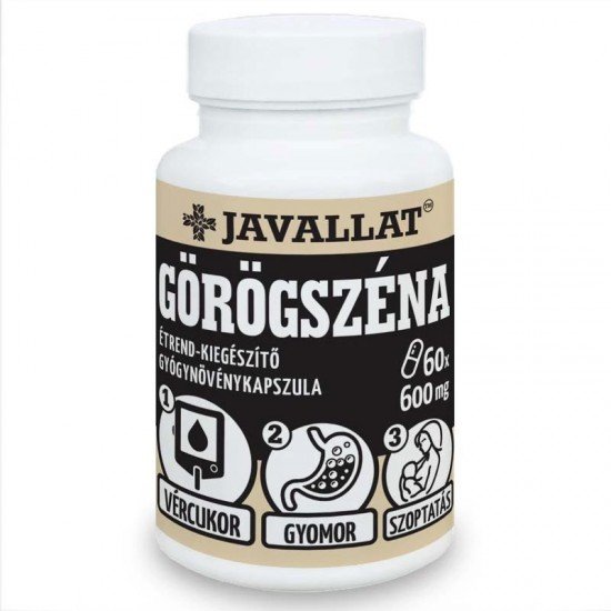 Javallat Görögszéna kapszula 60db Javallat Görögszéna kapszula 60db