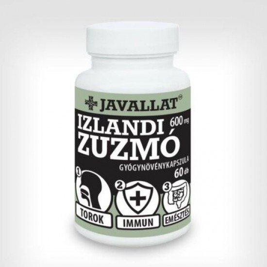 Javallat izlandi zuzmó kapszula 60db