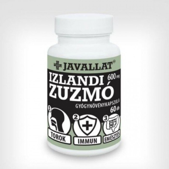 Javallat izlandi zuzmó kapszula 60db