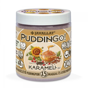 Javallat Karamell ízű étrend-kiegészítő pudingpor 360g