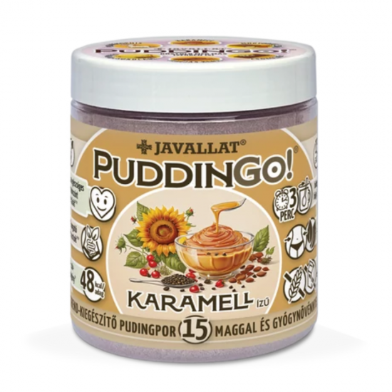 Javallat Karamell ízű étrend-kiegészítő pudingpor 360g