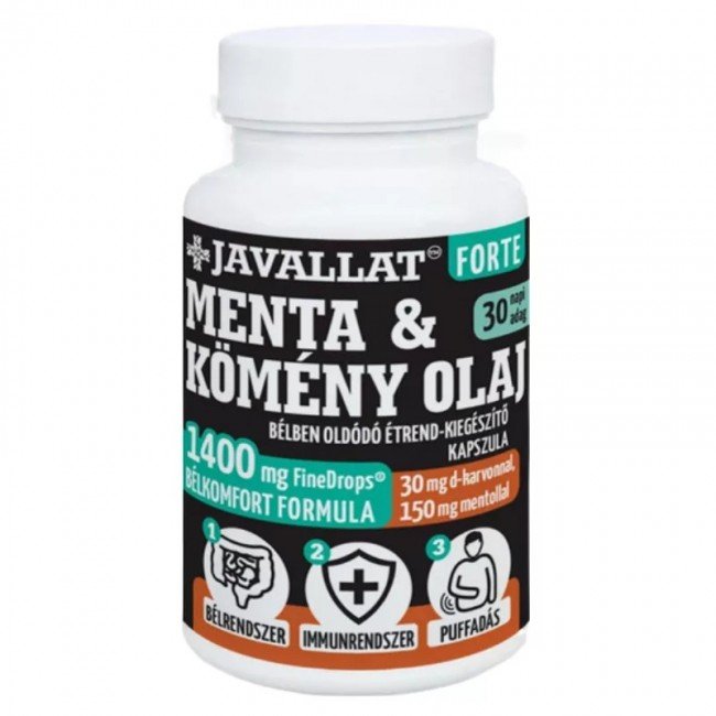Javallat menta és kömény olaj kapszula 60db