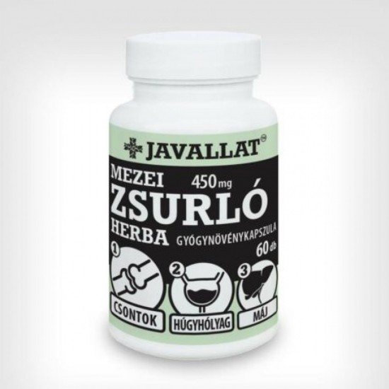 Javallat mezei zsurló kapszula 60db Javallat mezei zsurló kapszula 60db
