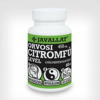 Javallat orvosi citromfű kapszula 60db