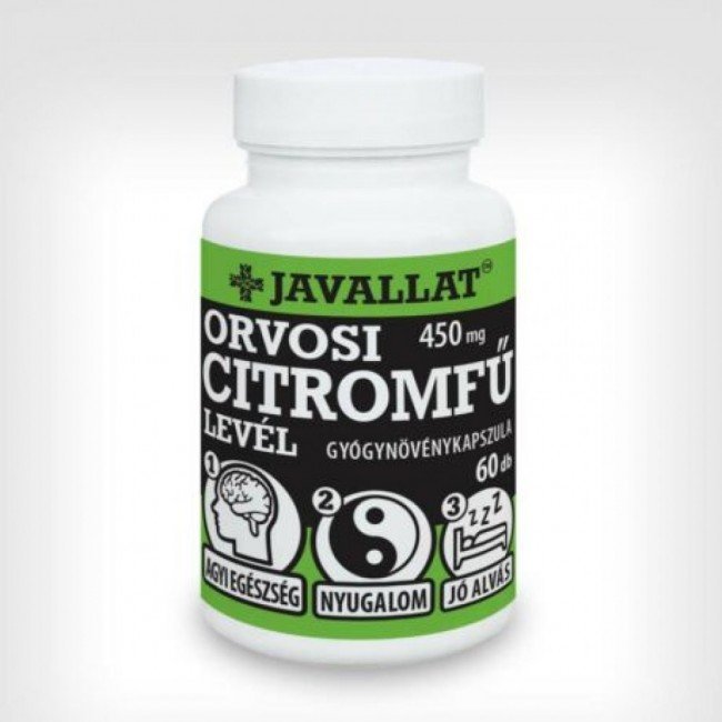 Javallat orvosi citromfű kapszula 60db