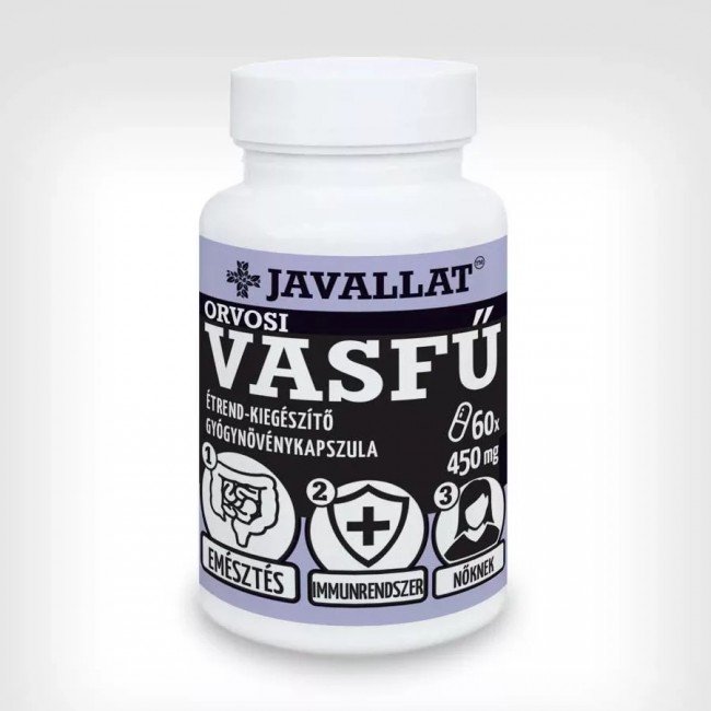 Javallat orvosi vasfű kapszula 60db