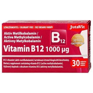 JutaVit B12-vitamin 1000µg Aktív Metilkobalamin 30db