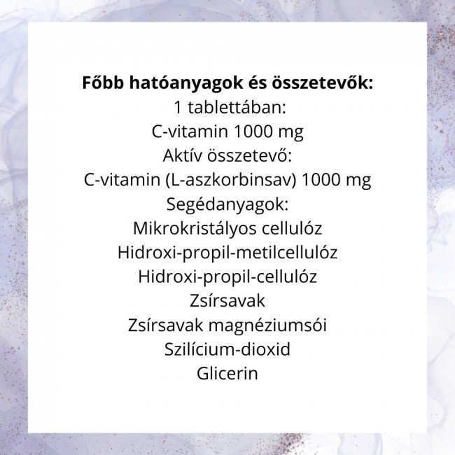 Jutavit c-vitamin 1000mg tabletta 100db