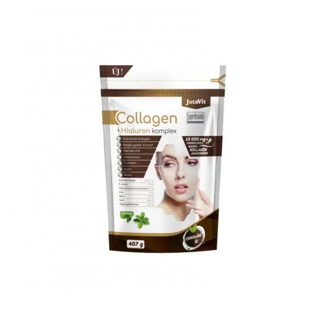 Jutavit collagen+hialuron komplex csokoládés kollagén por 407g