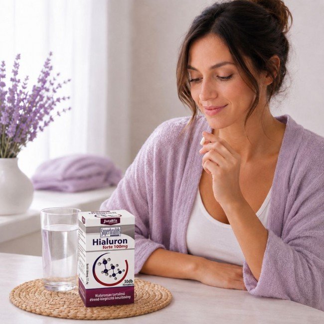 Jutavit hialuron forte 100mg tabletta 30db Jutavit hialuron forte 100mg tabletta 30db