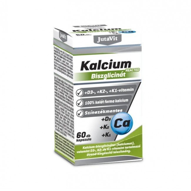 JutaVit Kalcium biszglicinát+D3+K2+K1 60db