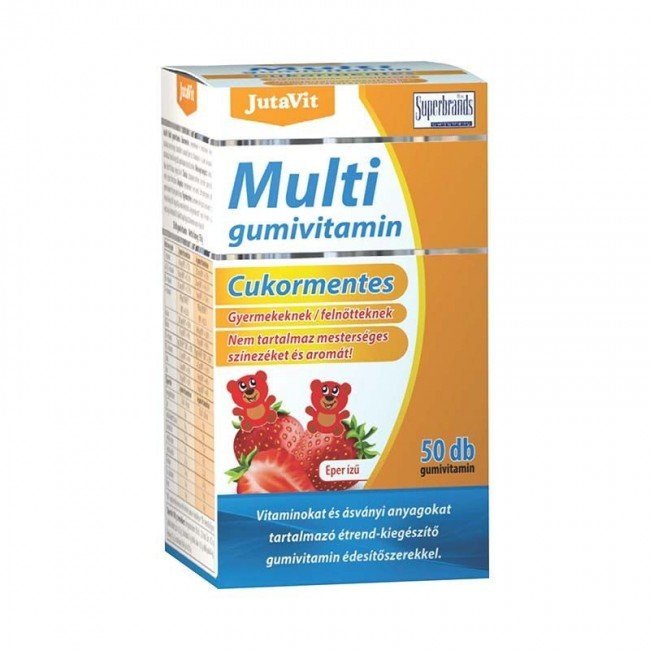 Jutavit multivitamin gumicukor cukormentes 50db