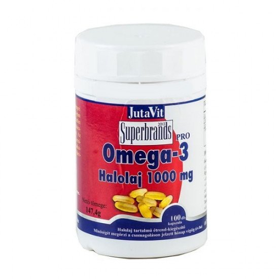 Jutavit omega-3 halolaj kapszula 100db