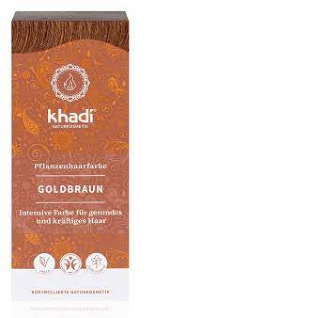 Khadi bio hajfesték por aranybarna 100g