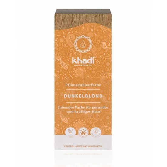 Khadi bio hajfesték por sötétszőke 100g