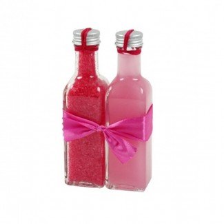 King Glass duó rózsa fürdőkristály+habfürdő csomag 1db