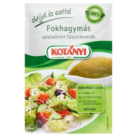 Kotányi salátaöntet por fokhagymás 13g Kotányi salátaöntet por fokhagymás 13g