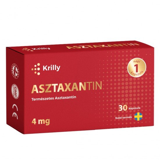 Krilly asztaxantin 4mg 30db