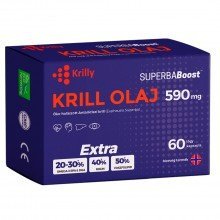 Krilly Krill Olaj 590mg 60db