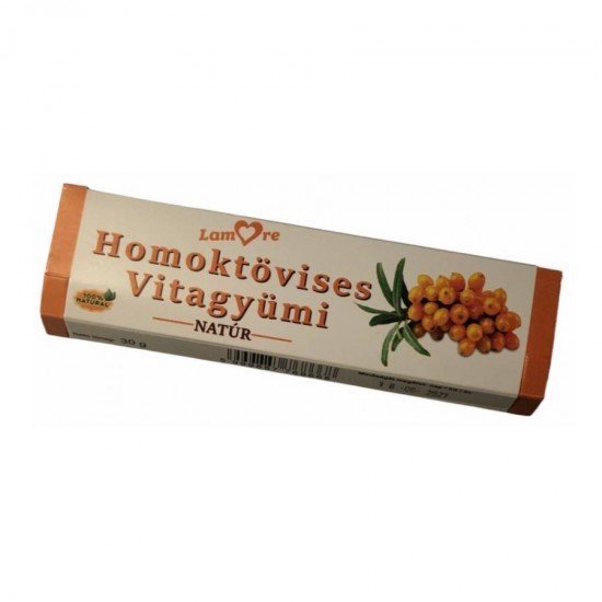 Lamore homoktövis vitamin gyümölcsszelet natúr 30g Lamore homoktövis vitamin gyümölcsszelet natúr 30g