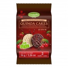 Lestello quinoa tallér étcsokoládés szárított meggyel 36g