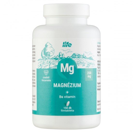 Life magnézium+b6 vitamin filmtabletta 150db Life magnézium+b6 vitamin filmtabletta 150db