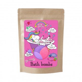 Little Unicorn fürdőgolyó - Szeder és Görögdinnye 5x50g