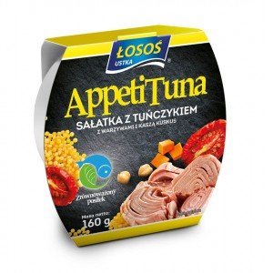 Losos tonhalsaláta zöldséges kuszkusszal 160g