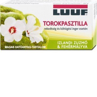 Luuf torokpasztilla izlandi zuzmóval 20db