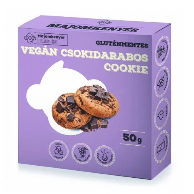 Majomkenyér cookie csokidarabos 50g Majomkenyér cookie csokidarabos 50g
