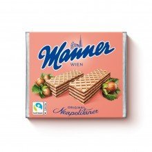 Manner mogyorókrémes ostya 75 g