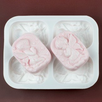 Ellemental szappanöntő forma, angyalkák 1db