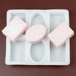 Ellemental szappanöntő forma, csipke 1db