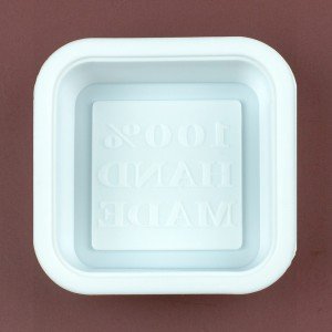 Ellemental szappanöntő forma, szögletes kicsi