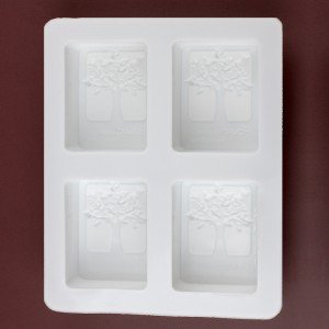 Ellemental szappanöntő forma, tree 1db