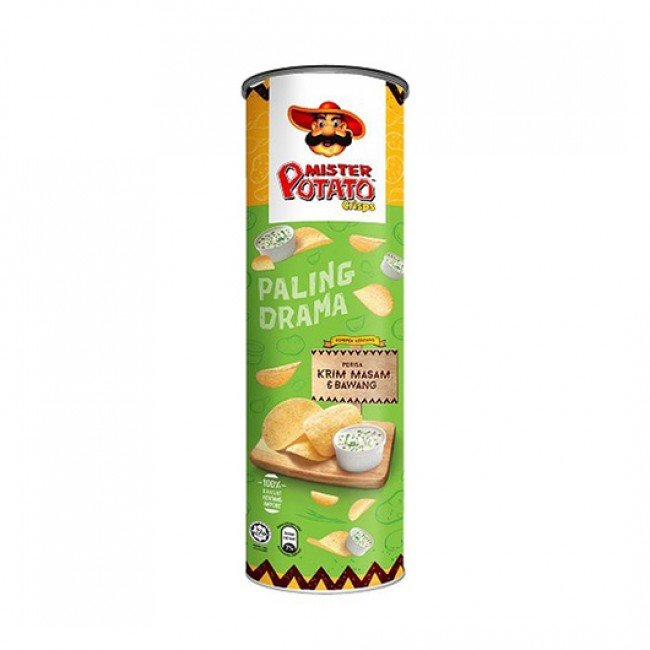 Mister Potato gluténmentes chips hagymás tejfölös 160g