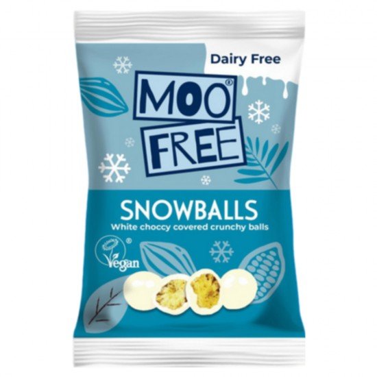 Moo free vegán fehércsoki hógolyó 35g Moo free vegán fehércsoki hógolyó 35g