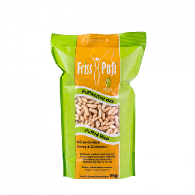 Moonrice puffasztott rizs méz-fahéj 85g