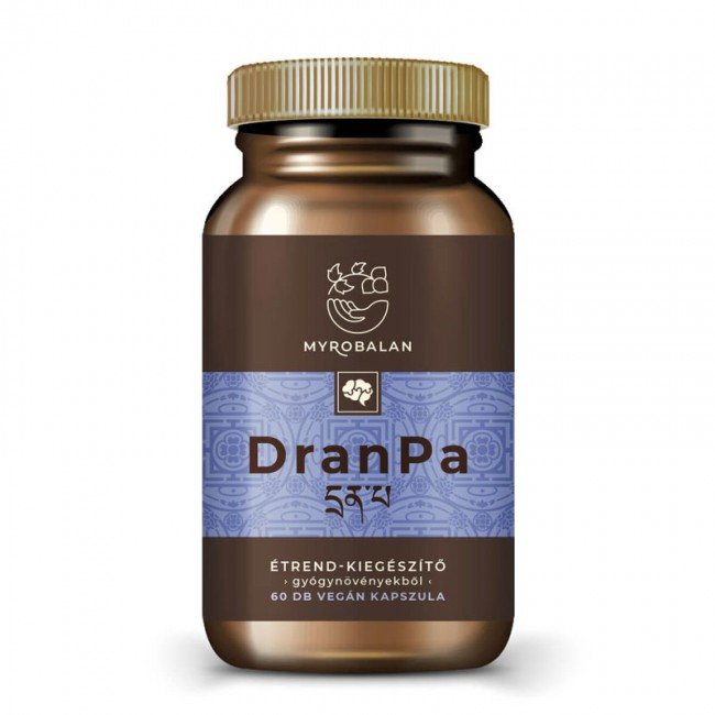 Myrobalan dranpa agyserkentő és memóriajavító gyógynövény-komplex vegán kapszula 60db